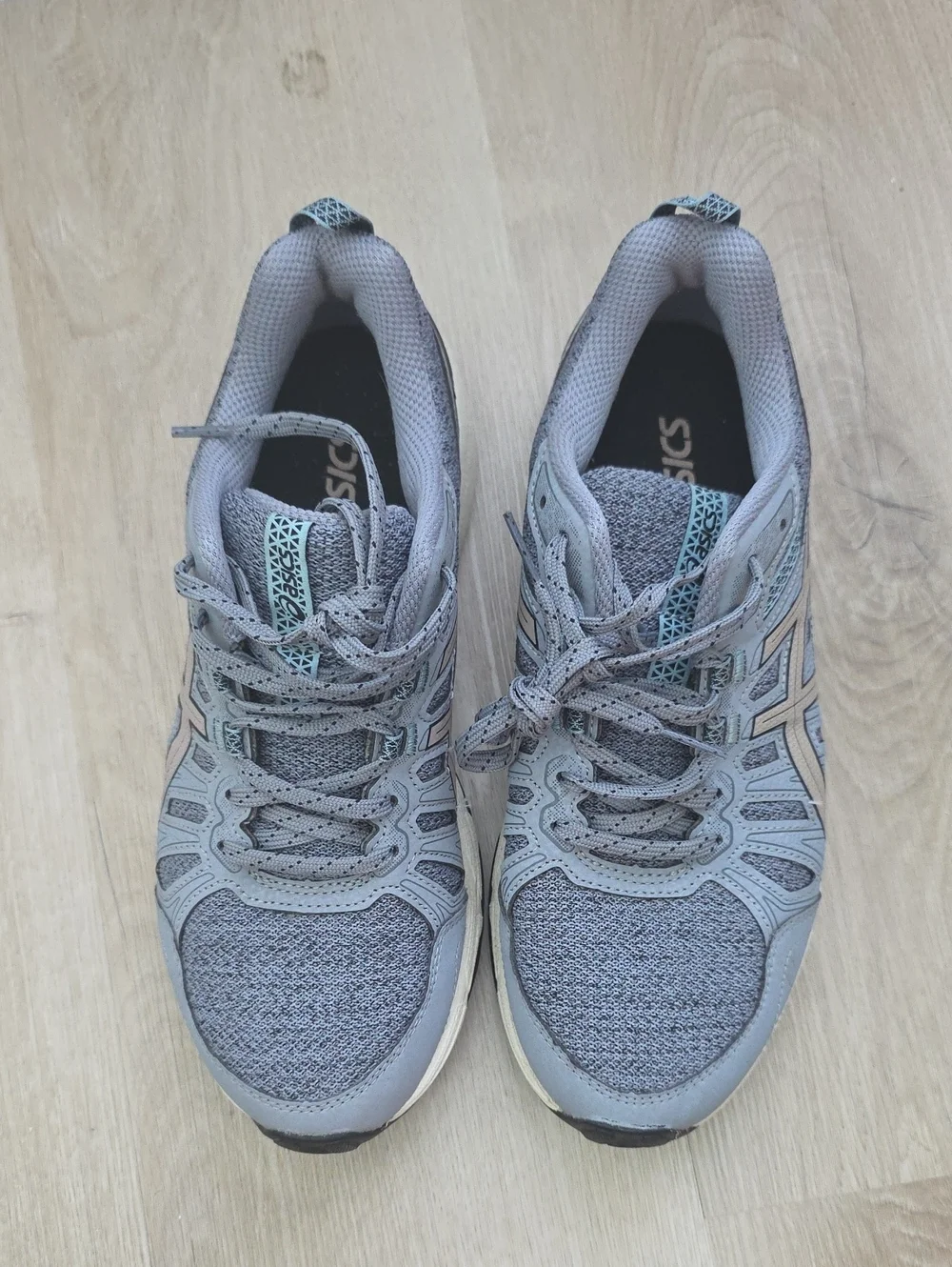 ASICS Gel-Venture 7 MX Trail Running Shoes Women's Size 8 Gray Sheet Rock
